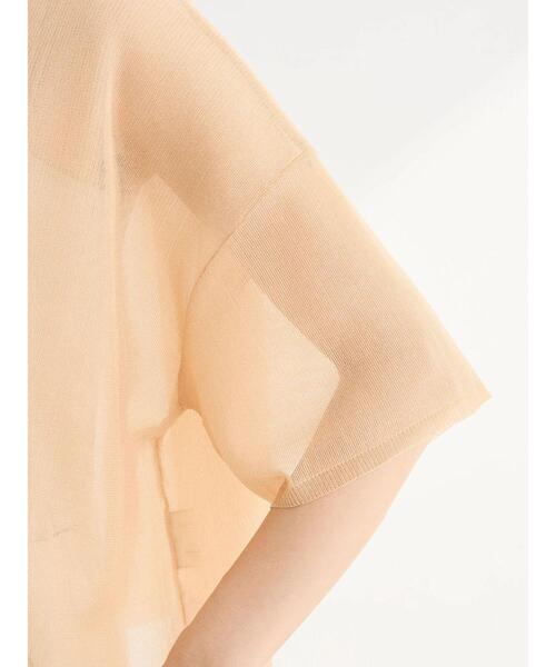 Green Parks(グリーンパークス)の「シアーきらきらニットプルオーバー(ニット/セーター・レディース・パープル/グレー/オフホワイト/オレンジ・FREE)」の15枚目の写真