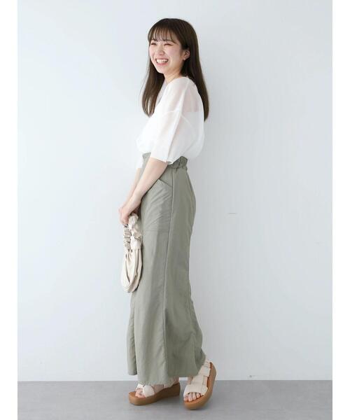 Green Parks(グリーンパークス)の「シアーきらきらニットプルオーバー(ニット/セーター・レディース・パープル/グレー/オフホワイト/オレンジ・FREE)」の9枚目の写真