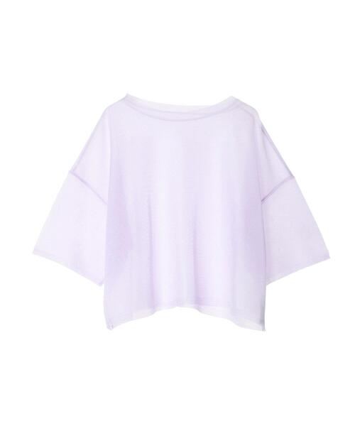 Green Parks(グリーンパークス)の「シアーきらきらニットプルオーバー(ニット/セーター・レディース・パープル/グレー/オフホワイト/オレンジ・FREE)」の14枚目の写真