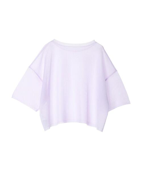 Green Parks(グリーンパークス)の「シアーきらきらニットプルオーバー(ニット/セーター・レディース・パープル/グレー/オフホワイト/オレンジ・FREE)」の13枚目の写真