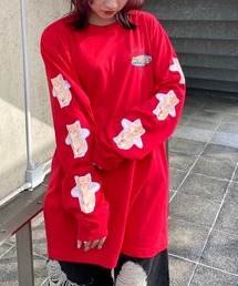 Candy Stripper | ANGEL KITTEN L/S Tシャツ(Tシャツ/カットソー)