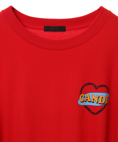 Candy Stripper（キャンディストリッパー）の「ANGEL KITTEN L/S Tシャツ（Tシャツ/カットソー・レディース・レッド/オフホワイト/ブラック・2）」の19枚目の写真