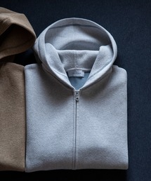 ADAM ET ROPE' | 杢スウェット ニットZIPパーカー / ヘビーウエイト / セットアップ対応 / ユニセックス(パーカー)