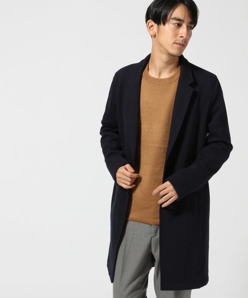 RAGEBLUE（レイジブルー）の「カットチェスターコート/566619（チェスターコート・メンズ・ネイビー/キャメル/その他1/ベージュ・MEDIUM/LARGE）」の7枚目の写真