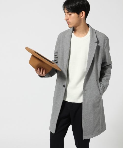 RAGEBLUE（レイジブルー）の「カットチェスターコート/566619（チェスターコート・メンズ・ネイビー/キャメル/その他1/ベージュ・MEDIUM/LARGE）」の9枚目の写真