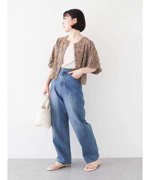 Sugar spoon(シュガースプーン)の「・SUGAR SPOON フラワーレースカーディガン(カーディガン/ボレロ・レディース・オフホワイト/ブラック/グレイッシュベージュ・FREE)」の17枚目の写真