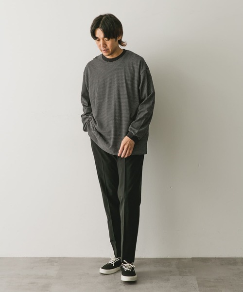 URBAN RESEARCH DOORS（アーバンリサーチドアーズ）の「ストレッチテーパードトラウザー（その他パンツ・メンズ・ブラック/グリーン系その他・SMALL/MEDIUM/LARGE）」の20枚目の写真