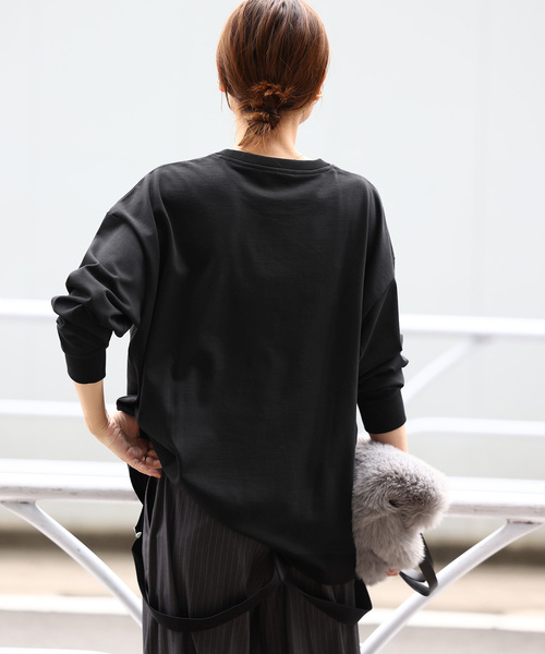 A.P.C. × relume 別注 Tシャツ ブラック ロゴ刺繍 Sサイズ A.P.C.（アーペーセー）の「刺繍ロゴがポイント◎【A.P.C./アー