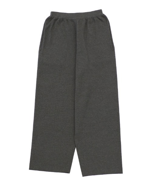 select MOCA（セレクトモカ）の「【洗える】ワイドストレートニットパンツ（スラックス・レディース・チャコール/ベージュ/ブラック・SMALL/MEDIUM/LARGE）」の15枚目の写真