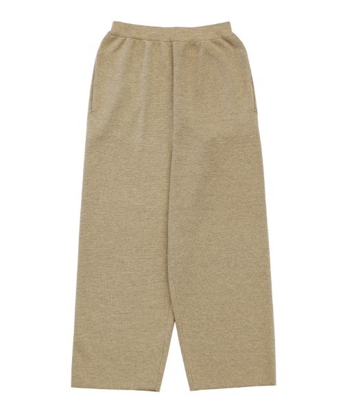 select MOCA（セレクトモカ）の「【洗える】ワイドストレートニットパンツ（スラックス・レディース・チャコール/ベージュ/ブラック・SMALL/MEDIUM/LARGE）」の14枚目の写真