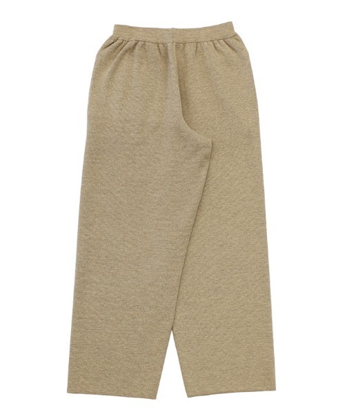 select MOCA（セレクトモカ）の「【洗える】ワイドストレートニットパンツ（スラックス・レディース・チャコール/ベージュ/ブラック・SMALL/MEDIUM/LARGE）」の16枚目の写真