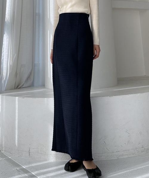 セール】ツイードハイウエストペンシルスカート（スカート