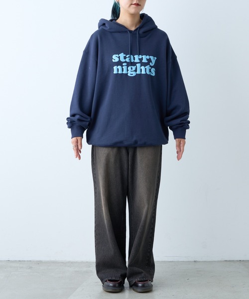CIAOPANIC TYPY（チャオパニックティピー）の「【UNISEX】Starry nightsパーカー（パーカー・メンズ・チャコールグレー/グレー/ブラウン/ネイビー・MEDIUM/LARGE）」の8枚目の写真