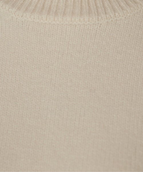 OPAQUE.CLIP（オペークドットクリップ）の「◆もちもちクルーネック ミドルゲージニット（ニット/セーター・レディース・パープル/レッド系1/ブラウン系その他/ブラウン系/ブラック/グレー/オフホワイト/ネイビー・00）」の22枚目の写真