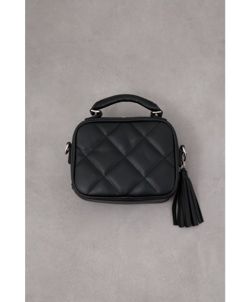 AZUL by moussy(アズールバイマウジー)の「MARY QUANT×AZUL キルティングバッグ(ハンドバッグ・レディース・ブラック/ブルー・FREE)」の15枚目の写真