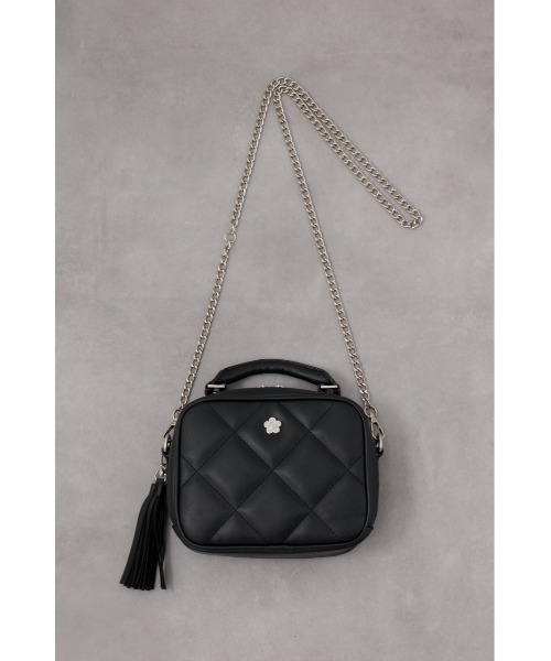 AZUL by moussy(アズールバイマウジー)の「MARY QUANT×AZUL キルティングバッグ(ハンドバッグ・レディース・ブラック/ブルー・FREE)」の14枚目の写真