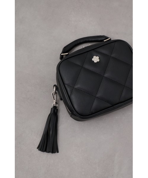 AZUL by moussy(アズールバイマウジー)の「MARY QUANT×AZUL キルティングバッグ(ハンドバッグ・レディース・ブラック/ブルー・FREE)」の13枚目の写真