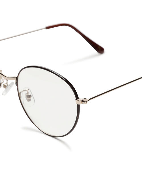 N.（N. Natural Beauty Basic）（エヌエヌナチュラルビューティーベーシック）の「◆スリムフレームメガネ（メガネ・レディース・ブラウン・ﾌﾘ-）」の8枚目の写真