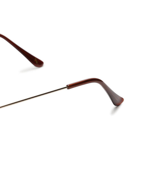 N.（N. Natural Beauty Basic）（エヌエヌナチュラルビューティーベーシック）の「◆スリムフレームメガネ（メガネ・レディース・ブラウン・ﾌﾘ-）」の6枚目の写真