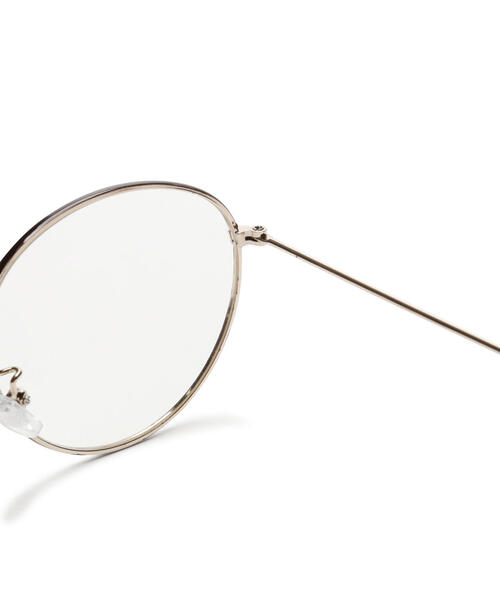 N.（N. Natural Beauty Basic）（エヌエヌナチュラルビューティーベーシック）の「◆スリムフレームメガネ（メガネ・レディース・ブラウン・ﾌﾘ-）」の4枚目の写真