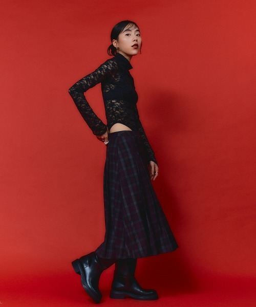 led.tokyo（レッドトウキョウ）の「【led.tokyo】レースボディスーツ（Tシャツ/カットソー・レディース・ブラック/ホワイト/レッド・FREE）」の17枚目の写真