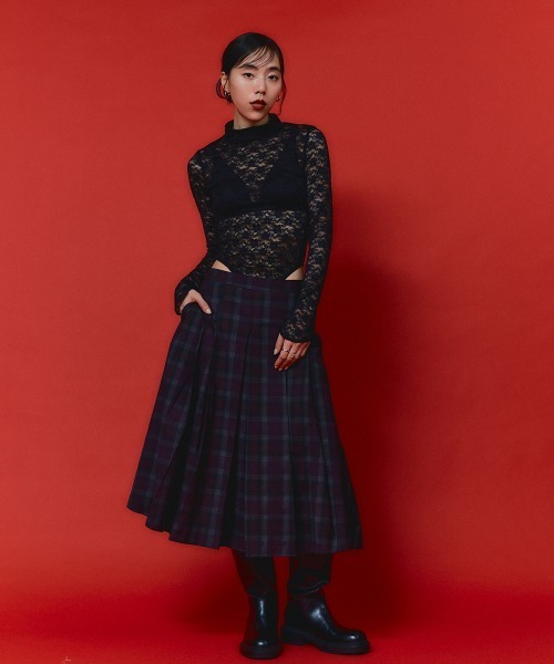 led.tokyo（レッドトウキョウ）の「【led.tokyo】レースボディスーツ（Tシャツ/カットソー・レディース・ブラック/ホワイト/レッド・FREE）」の18枚目の写真