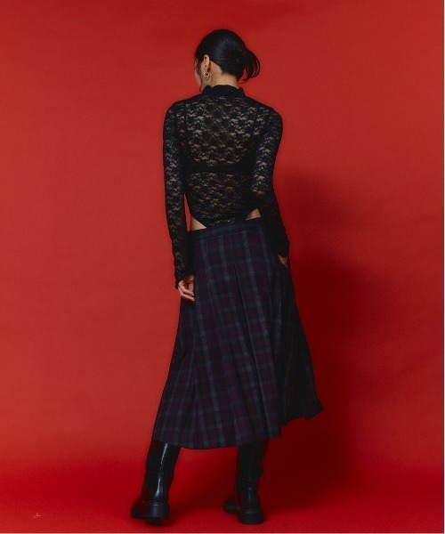 led.tokyo（レッドトウキョウ）の「【led.tokyo】レースボディスーツ（Tシャツ/カットソー・レディース・ブラック/ホワイト/レッド・FREE）」の20枚目の写真