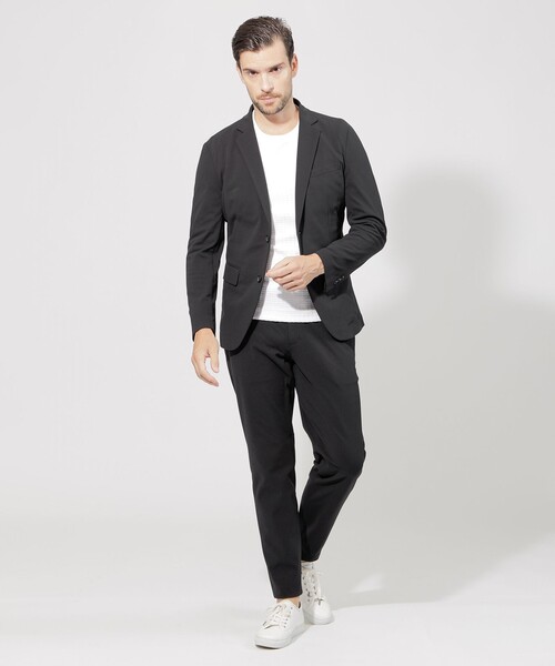 EPOCA UOMO(エポカウォモ)の「【セットアップ】ポリエステルライトジャケット(テーラードジャケット・メンズ・ブラック/ブラウン系その他5・46/48)」の3枚目の写真