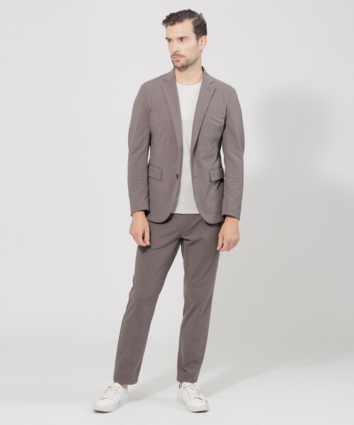 EPOCA UOMO(エポカウォモ)の「【セットアップ】ポリエステルライトジャケット(テーラードジャケット・メンズ・ブラック/ブラウン系その他5・46/48)」の4枚目の写真