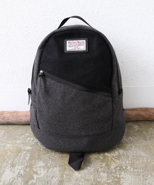 coen（コーエン）の「Harris Tweed （ハリスツイード）デイパック（バックパック/リュック・メンズ・ブラック/グレー/ダークブラウン/オリーブ/レッド/ワイン/その他1/ダークグレー/ネイビー/ロイヤルブルー・FREE）」の11枚目の写真