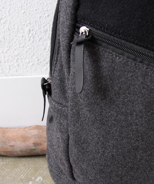 coen（コーエン）の「Harris Tweed （ハリスツイード）デイパック（バックパック/リュック・メンズ・ブラック/グレー/ダークブラウン/オリーブ/レッド/ワイン/その他1/ダークグレー/ネイビー/ロイヤルブルー・FREE）」の12枚目の写真