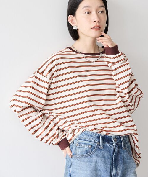 AMERICAN HOLIC（アメリカンホリック）の「ドロップショルダーカットプルオーバー（Tシャツ/カットソー・レディース・グレー系その他4/その他7/ホワイト系その他4/ブルー系その他/オフホワイト/ブラック・L/M）」の15枚目の写真