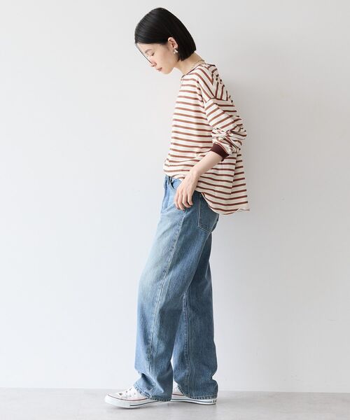 AMERICAN HOLIC（アメリカンホリック）の「ドロップショルダーカットプルオーバー（Tシャツ/カットソー・レディース・グレー系その他4/その他7/ホワイト系その他4/ブルー系その他/オフホワイト/ブラック・L/M）」の17枚目の写真