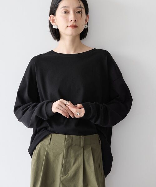 AMERICAN HOLIC（アメリカンホリック）の「ドロップショルダーカットプルオーバー（Tシャツ/カットソー・レディース・グレー系その他4/その他7/ホワイト系その他4/ブルー系その他/オフホワイト/ブラック・L/M）」の19枚目の写真