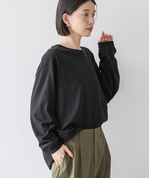 AMERICAN HOLIC（アメリカンホリック）の「ドロップショルダーカットプルオーバー（Tシャツ/カットソー・レディース・グレー系その他4/その他7/ホワイト系その他4/ブルー系その他/オフホワイト/ブラック・L/M）」の20枚目の写真