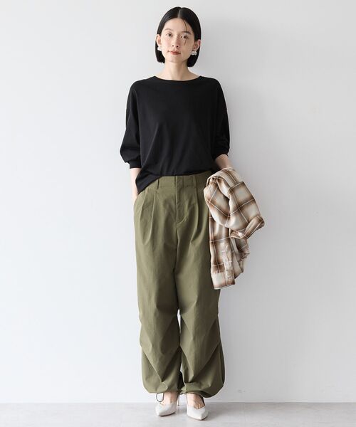 AMERICAN HOLIC（アメリカンホリック）の「ドロップショルダーカットプルオーバー（Tシャツ/カットソー・レディース・グレー系その他4/その他7/ホワイト系その他4/ブルー系その他/オフホワイト/ブラック・L/M）」の21枚目の写真