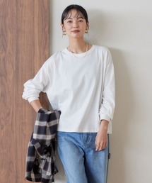 ドロップショルダーカットプルオーバー