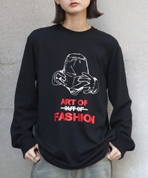 UNIT CHEST（ユニットチェスト）の「【UNIT CHEST】unique unisex long sleeve T-shirt/ユニークユニセックス ロンT OIF designer eggs コラボ Art of fashion by ArchiDanTe.（Tシャツ/カットソー）」