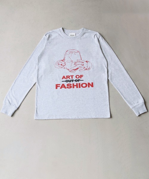 UNIT CHEST（ユニットチェスト）の「【UNIT CHEST】unique unisex long sleeve T-shirt/ユニークユニセックス ロンT OIF designer eggs コラボ Art of fashion by ArchiDanTe.（Tシャツ/カットソー・レディース・ホワイト/ブラック/杢グレー・L/M/S）」の20枚目の写真
