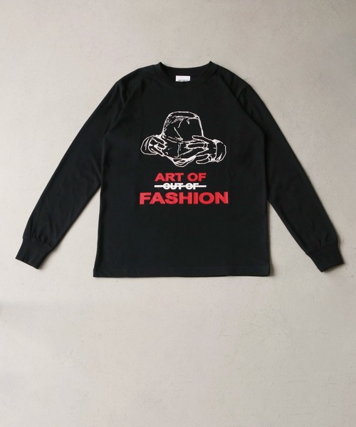 UNIT CHEST（ユニットチェスト）の「【UNIT CHEST】unique unisex long sleeve T-shirt/ユニークユニセックス ロンT OIF designer eggs コラボ Art of fashion by ArchiDanTe.（Tシャツ/カットソー・レディース・ホワイト/ブラック/杢グレー・L/M/S）」の19枚目の写真