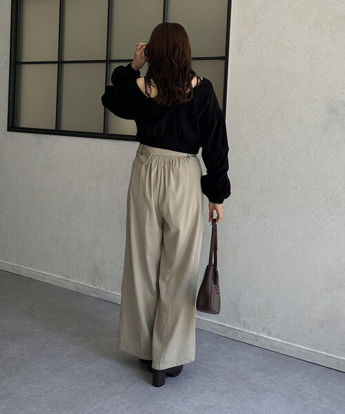 Thevon（ゼボン）の「2WAYショートボレロセットワンピース（ワンピース・レディース・ベージュ/ブラウン/ブラック・FREE）」の12枚目の写真