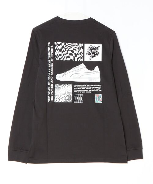 PUMA（プーマ）の「【別注】プーマ PUMA YOS LS Tシャツ_ 限定コラボ（Tシャツ/カットソー・メンズ・ホワイト/ブラック・S/M/L/LL/3L）」の3枚目の写真