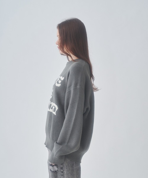 GAB GAB（ガブガブ）の「LOVE is BLINDニット（ニット/セーター・レディース・グリーン/グレー・FREE）」の11枚目の写真