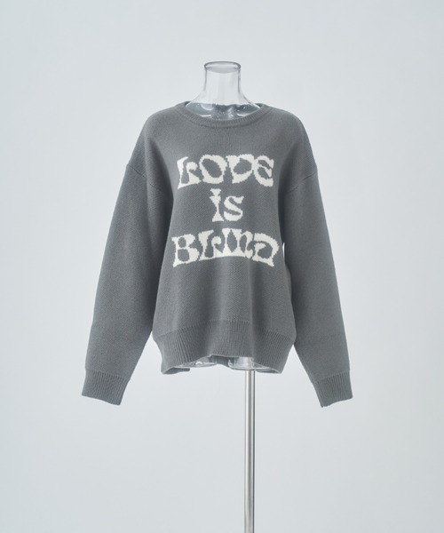 LOVE is BLINDニット（ニット/セーター）｜GAB GAB（ガブガブ）の