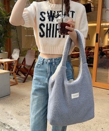 【A4収納・軽量】リバーシブルボアフリーストートバッグ