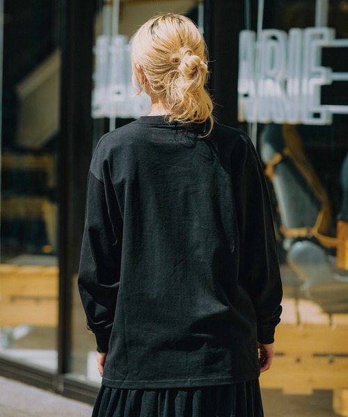 UNIVERSAL OVERALL(ユニバーサルオーバーオール)の「UNIVERSAL OVERALL POCKET L/S(Tシャツ/カットソー・メンズ・ブラック/ネイビー/ホワイト・LARGE/MEDIUM)」の8枚目の写真