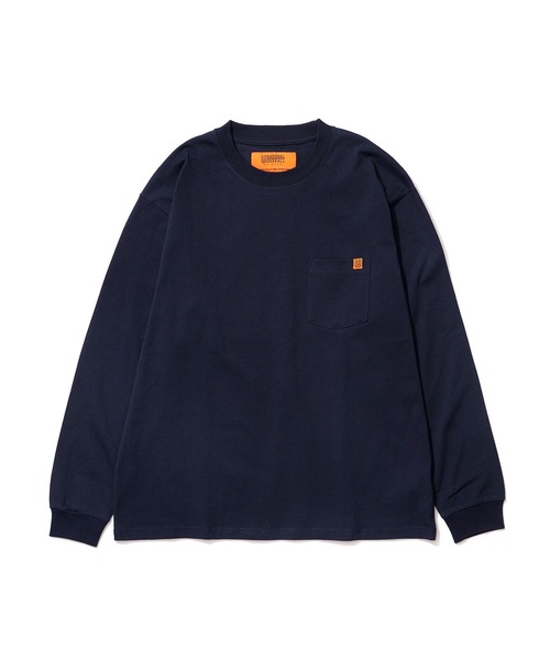 UNIVERSAL OVERALL(ユニバーサルオーバーオール)の「UNIVERSAL OVERALL POCKET L/S(Tシャツ/カットソー・メンズ・ブラック/ネイビー/ホワイト・LARGE/MEDIUM)」の19枚目の写真