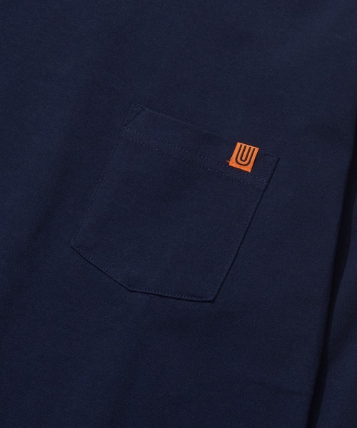 UNIVERSAL OVERALL(ユニバーサルオーバーオール)の「UNIVERSAL OVERALL POCKET L/S(Tシャツ/カットソー・メンズ・ブラック/ネイビー/ホワイト・LARGE/MEDIUM)」の17枚目の写真