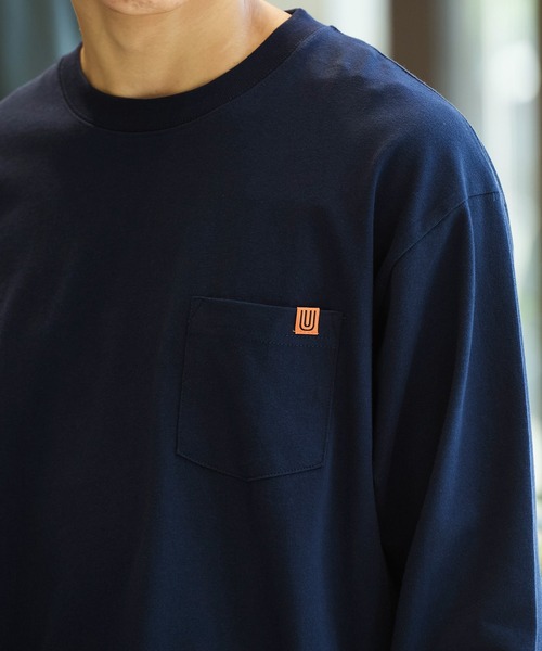 UNIVERSAL OVERALL(ユニバーサルオーバーオール)の「UNIVERSAL OVERALL POCKET L/S(Tシャツ/カットソー・メンズ・ブラック/ネイビー/ホワイト・LARGE/MEDIUM)」の15枚目の写真