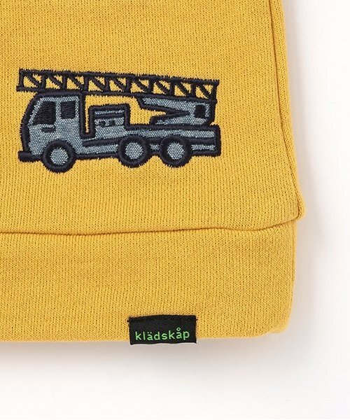 kladskap（クレードスコープ）の「【人気商品再入荷】【直営店で取り扱い無し】乗り物刺しゅうトレーナー（スウェット・キッズ・マスタード/レッド・90cm/100cm/110cm/120cm/130cm）」の7枚目の写真